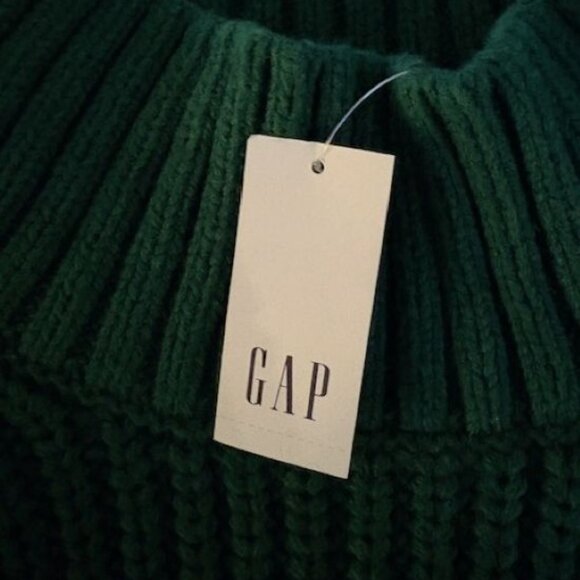 Gap Evergreen Oversized Turtleneck Mini Sweater Dress - Picture 4 of 6